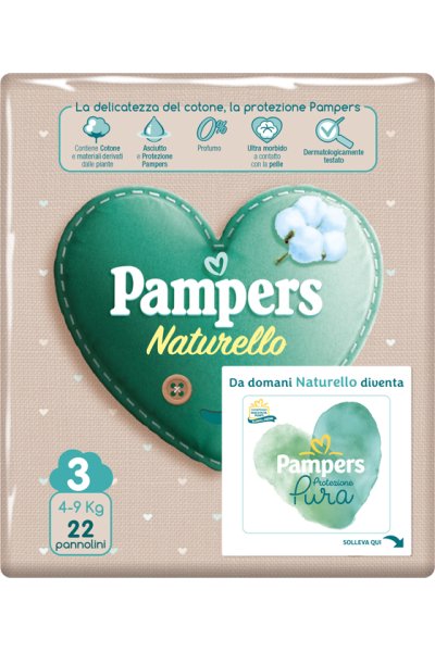 PAMPERS NATUR MIDI CP 22PZ 9359 PAMPERS NATUR MIDI CP 22PZ 9359
