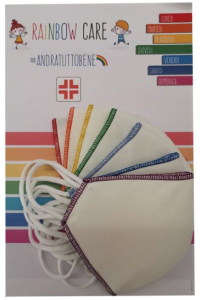 MASCHERINA RAINBOW CARE 7PZ MASCHERINA RAINBOW CARE 7PZ