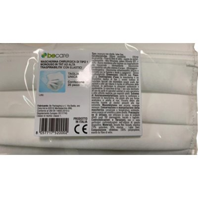 MASCHERINE CHIR TNT 25PZ BECARE