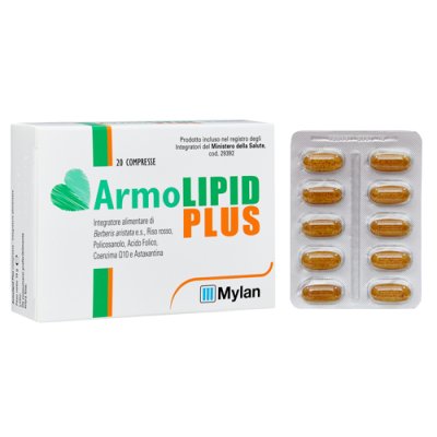 ARMOLIPID PLUS integratore per il colesterolo 20 compresse CONFEZIONE ITALIANA