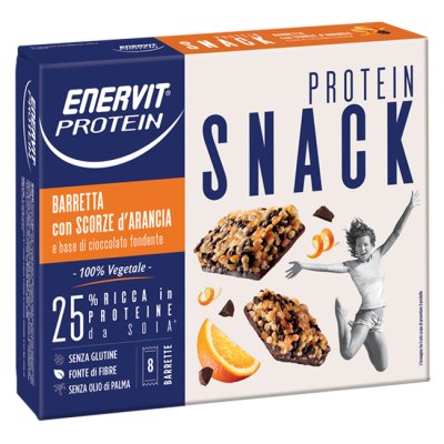 ENERVIT PROTEIN SNACK SCZ 8BAR