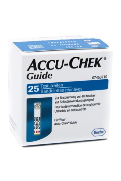 ACCU CHEK GUIDE 25 STRIPS RETA ACCU CHEK GUIDE 25 STRIPS RETA