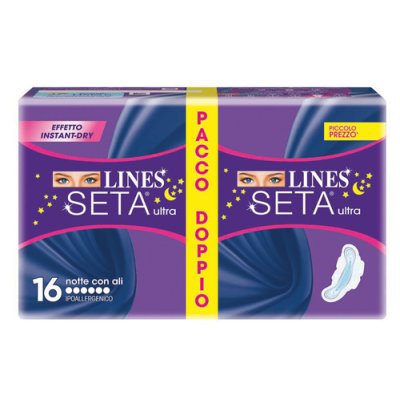 LINES SETA ULTRA NOTTE 16PZ 0065 LINES SETA ULTRA NOTTE 16PZ 0065