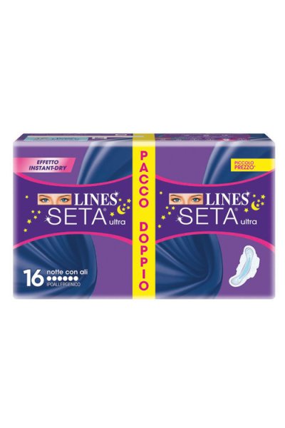 LINES SETA ULTRA NOTTE 16PZ 0065 LINES SETA ULTRA NOTTE 16PZ 0065