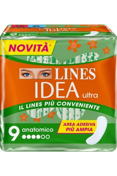 LINES IDEA Ultra Anatomico 9pz LINES IDEA Ultra Anatomico 9pz
