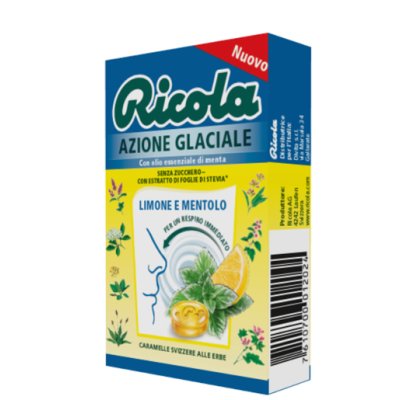 RICOLA AZIONE GLAC LIM/MEN 50G RICOLA AZIONE GLAC LIM/MEN 50G