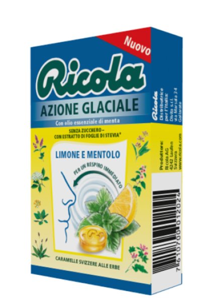 RICOLA AZIONE GLAC LIM/MEN 50G RICOLA AZIONE GLAC LIM/MEN 50G