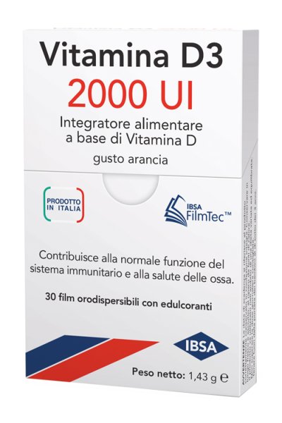 VITAMINA D3 2000 UI 30FILM ORA VITAMINA D3 2000 UI 30FILM ORA