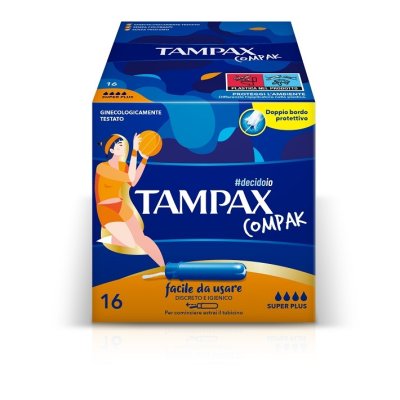 TAMPAX COMPAK SUP PLUS 16PZ 0791