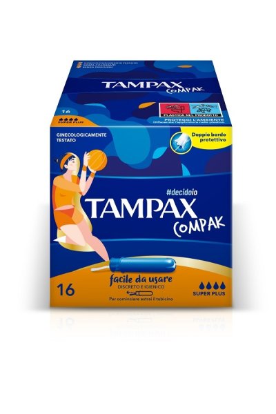 TAMPAX COMPAK SUP PLUS 16PZ 0791 TAMPAX COMPAK SUP PLUS 16PZ 0791