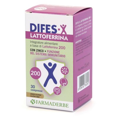 DIFES-X LATTOFERRINA 200 30CPR DIFES-X LATTOFERRINA 200 30CPR