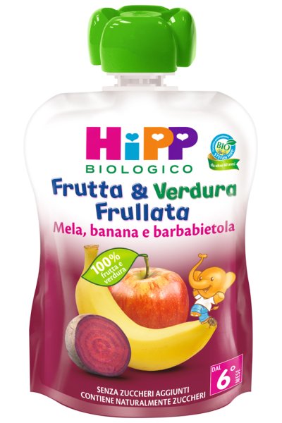 HIPP BIO FRUT&VERD MEL/BAN/BAR HIPP BIO FRUT&VERD MEL/BAN/BAR