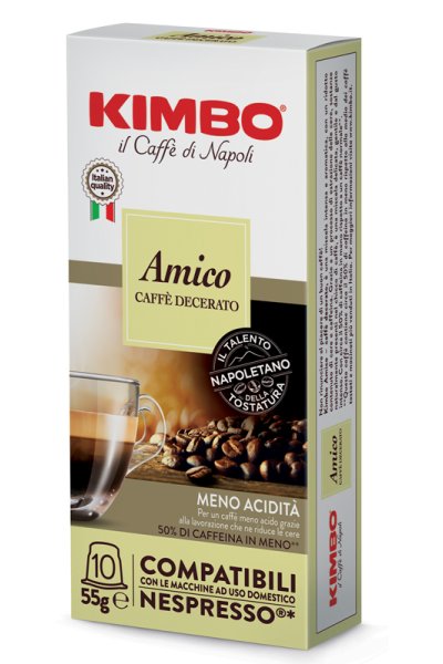 KIMBO AMICO CAFFE' DECER 10CPS KIMBO AMICO CAFFE' DECER 10CPS