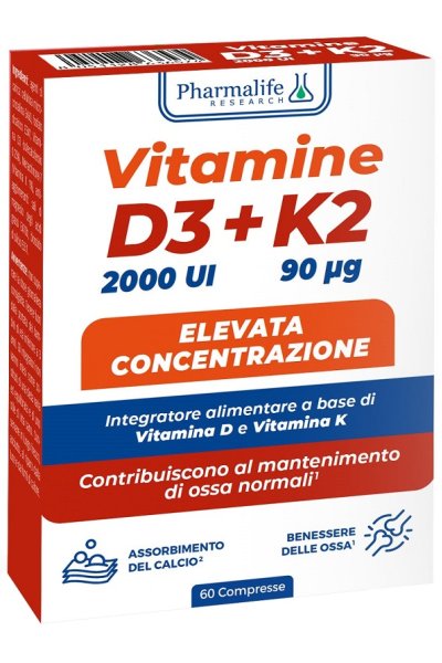 VITAMINE D3+K2 60CPR VITAMINE D3+K2 60CPR