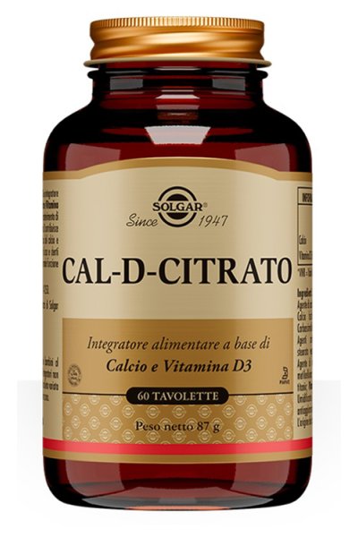 CAL D CITRATO 60TAV CAL D CITRATO 60TAV