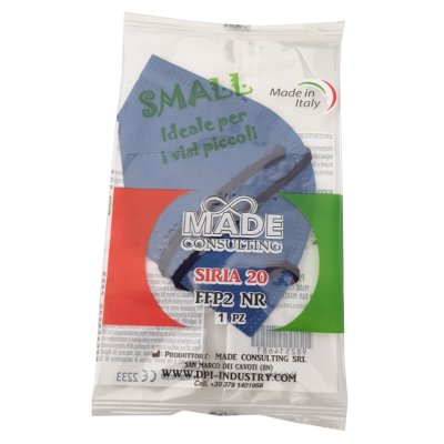 MASCHERINA FFP2 BLU SMALL 1P IT