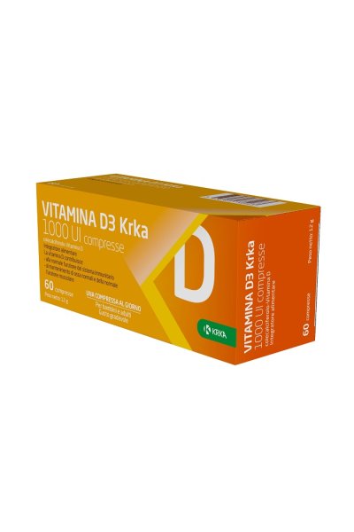 VITAMINA D3 KRKA 1000 UI 60CPR VITAMINA D3 KRKA 1000 UI 60CPR