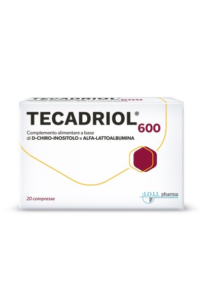 TECADRIOL 600 INT 20CPR 20G TECADRIOL 600 INT 20CPR 20G