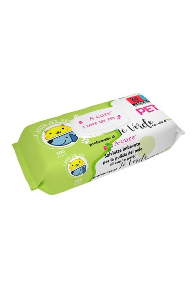 A+CURE Pet Salv.Te'Verde 100pz A+CURE Pet Salv.Te'Verde 100pz