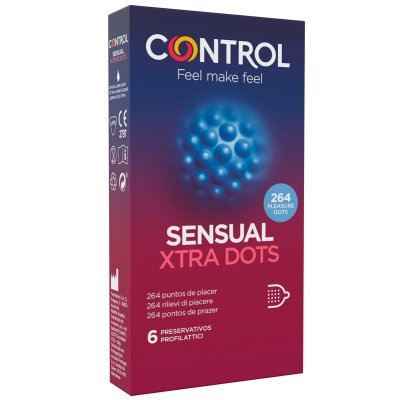 CONTROL SENSUAL XTRA DOTS 6PZ CONTROL SENSUAL XTRA DOTS 6PZ