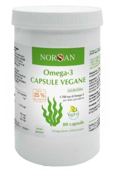 NORSAN OMEGA 3 VEGANO 80CPS (I6) NORSAN OMEGA 3 VEGANO 80CPS (I6)