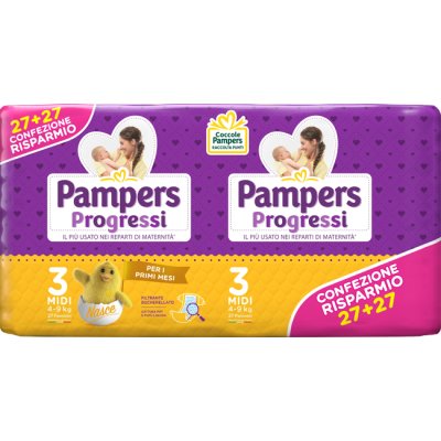 PAMPERS PROGRESSI MIDI 54PZ 0239