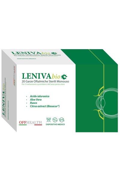 LENIVA BIO GARZE OFTALMICHE20P LENIVA BIO GARZE OFTALMICHE20P