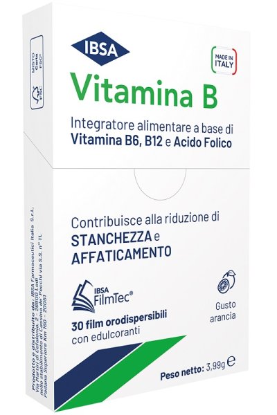 VITAMINA B IBSA 30FILM ORALI VITAMINA B IBSA 30FILM ORALI