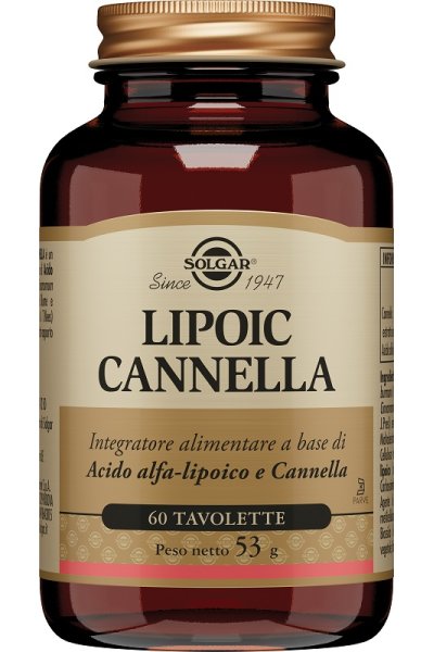 LIPOIC CANNELLA 60TAV SOLGAR LIPOIC CANNELLA 60TAV SOLGAR