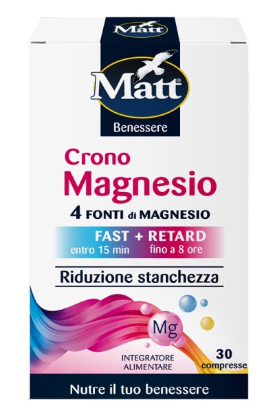 MATT CRONO Magnesio 30 Cpr MATT CRONO Magnesio 30 Cpr