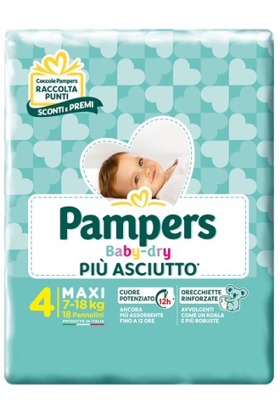 PAMPERS BD DOWNCOUNT MAXI 18PZ PAMPERS BD DOWNCOUNT MAXI 18PZ