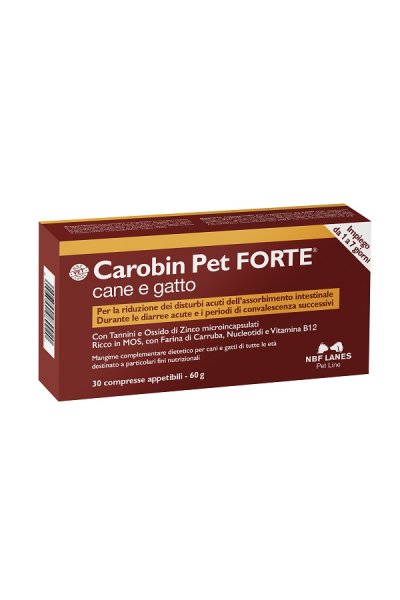 CAROBIN PET FORTE 30CPR CAROBIN PET FORTE 30CPR