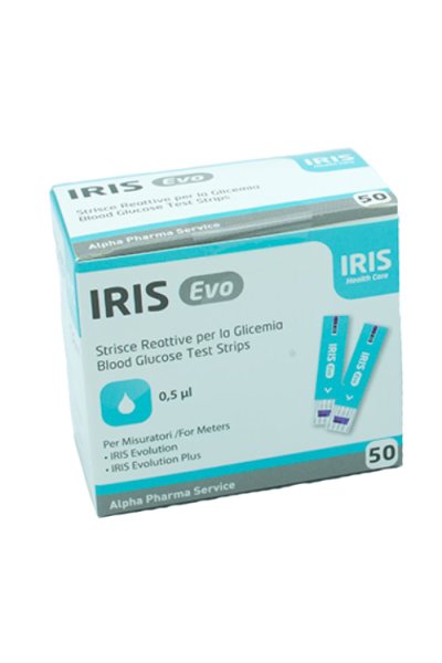 IRIS EVO STRISCE GLICEMIA 50PZ IRIS EVO STRISCE GLICEMIA 50PZ
