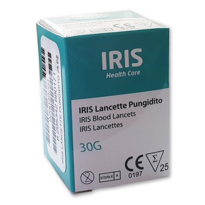IRIS LANCETTE PUNGIDIT STER 25PZ IRIS LANCETTE PUNGIDIT STER 25PZ