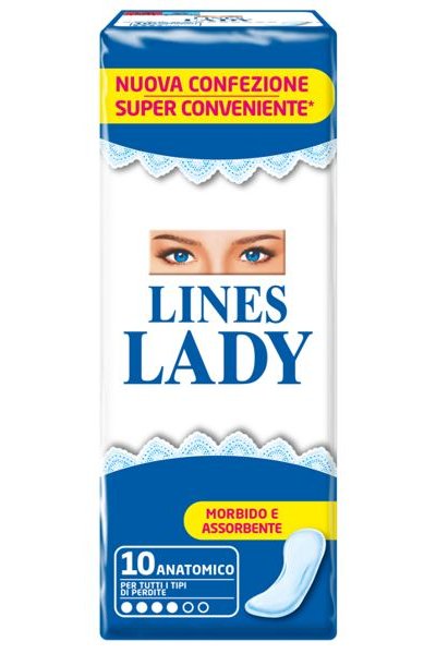 LINES LADY ANATOMICO 10PZ LINES LADY ANATOMICO 10PZ