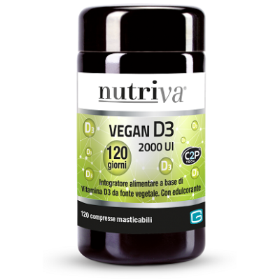 NUTRIVA VEGAN D3 120CPR CABASSI NUTRIVA VEGAN D3 120CPR CABASSI
