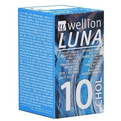 WELLION LUNA CHOLES STRIPS10PZ WELLION LUNA CHOLES STRIPS10PZ