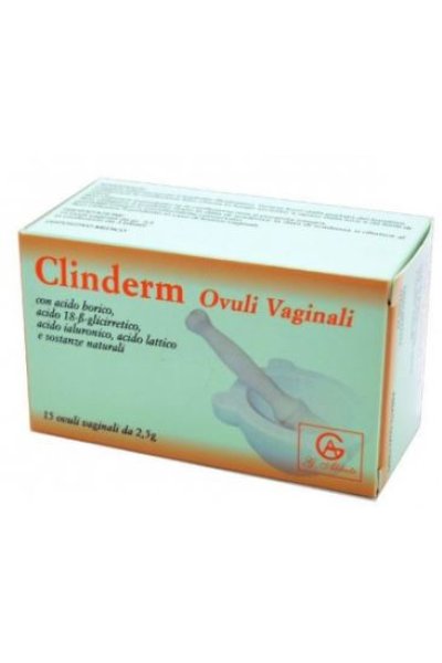 CLINDERM-OVULI VAG 15OV 2,5G CLINDERM-OVULI VAG 15OV 2,5G