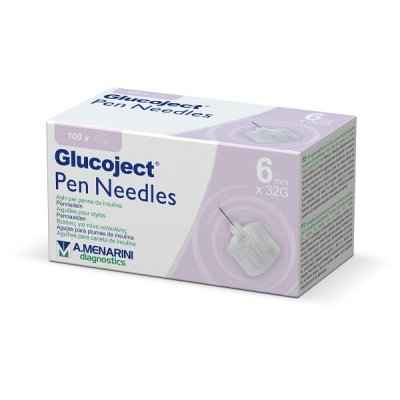 GLUCOJECT PEN NEEDLES  6MM G32 GLUCOJECT PEN NEEDLES  6MM G32
