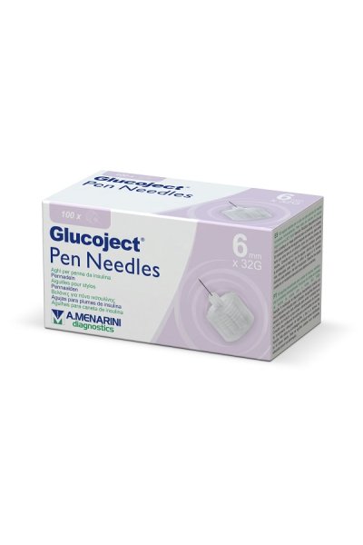 GLUCOJECT PEN NEEDLES  6MM G32 GLUCOJECT PEN NEEDLES  6MM G32