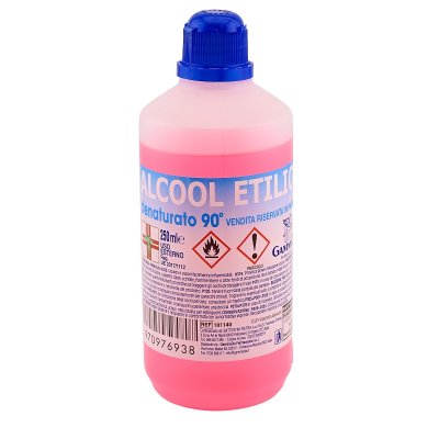 ALCOOL ETILICO DENAT 90% 250ML ALCOOL ETILICO DENAT 90% 250ML