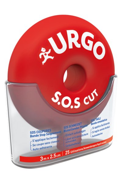 BENDA URGO SOS CUT 3X2,5CM BENDA URGO SOS CUT 3X2,5CM