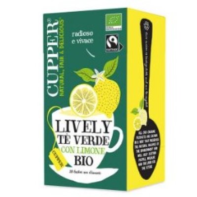 CUPPER TE' VERDE LIMONE BIO