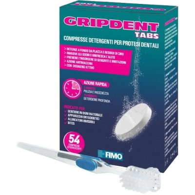 GRIPDENT TABS 54CPS +SPAZ PULI
