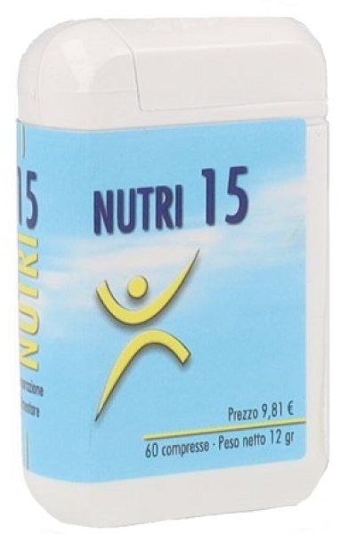 NUTRI 15 INTEG 60CPR 16,4G NUTRI 15 INTEG 60CPR 16,4G