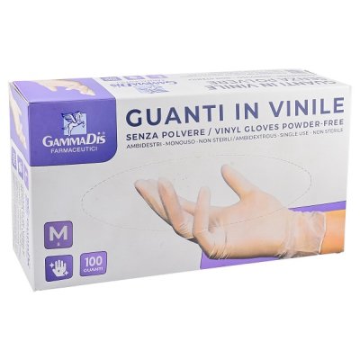 GUANTI VINIL S/POL S 100P GAMMAD GUANTI VINIL S/POL S 100P GAMMAD
