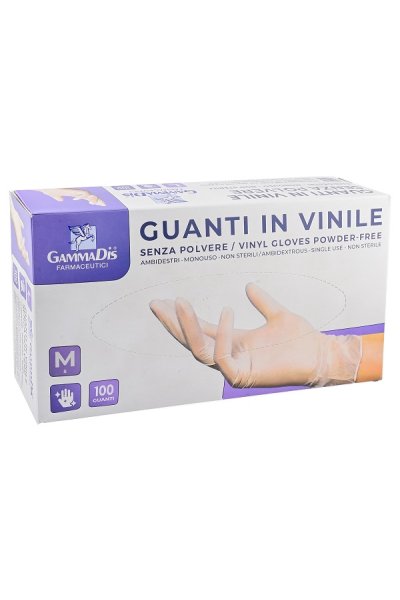 GUANTI VINIL S/POL S 100P GAMMAD GUANTI VINIL S/POL S 100P GAMMAD