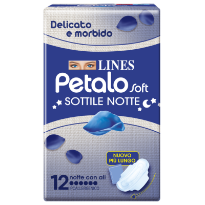 LINES PETALO SOFT NOTTE 12PZ LINES PETALO SOFT NOTTE 12PZ