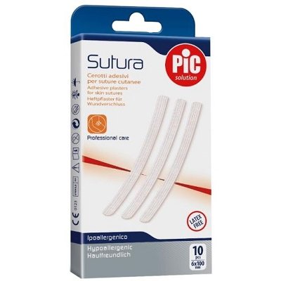 CER PIC SUTURA 6X100MM 10PZ CER PIC SUTURA 6X100MM 10PZ
