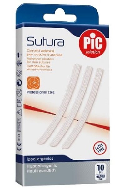 CER PIC SUTURA 6X100MM 10PZ CER PIC SUTURA 6X100MM 10PZ
